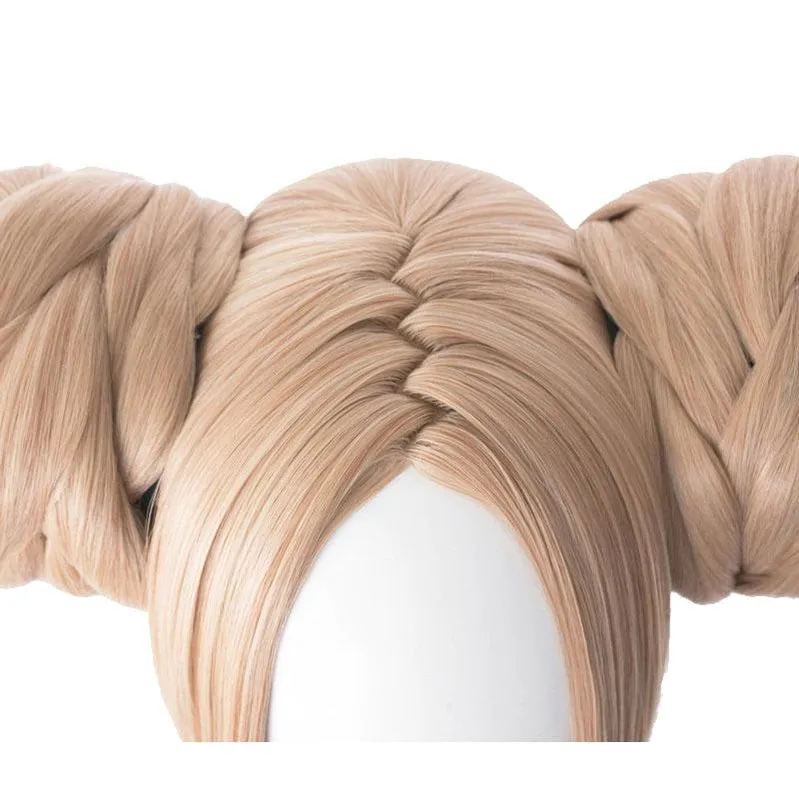 FGO Fate Grand Order: First Order Abigail Williams Mixed Blonde Bun Cosplay Wigs