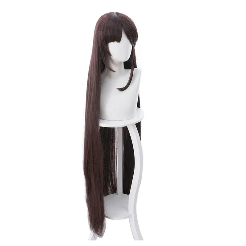 FGO Fate Grand Order Yu Mei Ren 120cm Brown Long Straight/Braid Halloween Cosplay Wigs