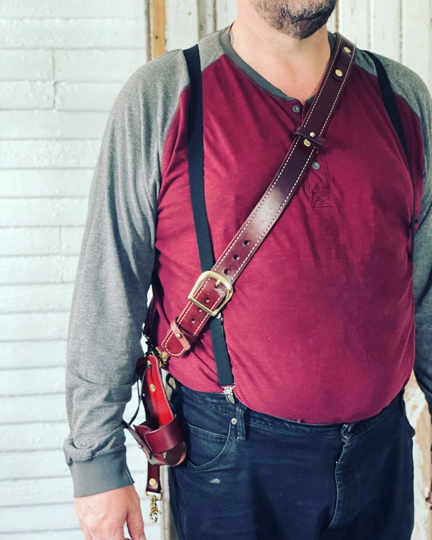 Fireman belt First Responder belt with radio holster