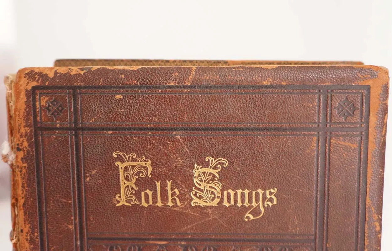 First Edition Book: Folk Songs Edited by John Williamson Palmer