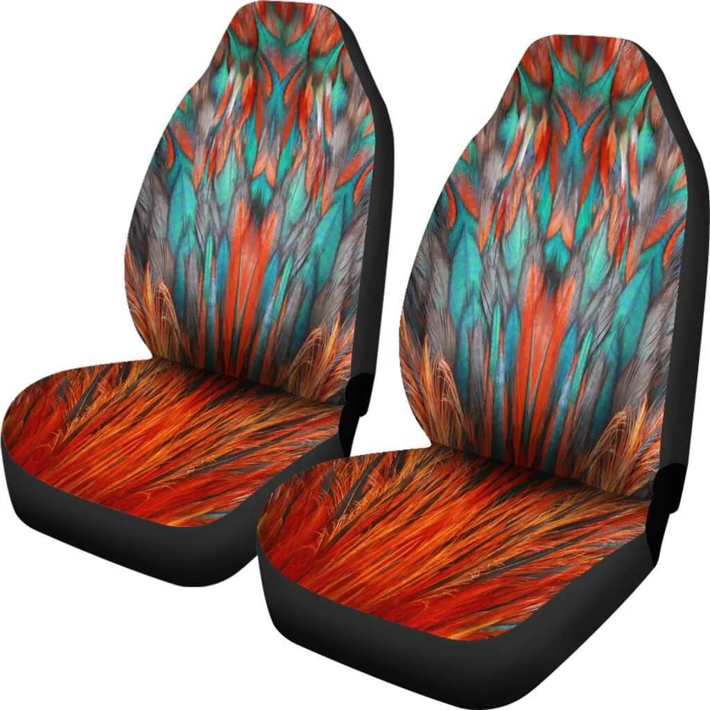 Flame Feathers Car Seat Covers