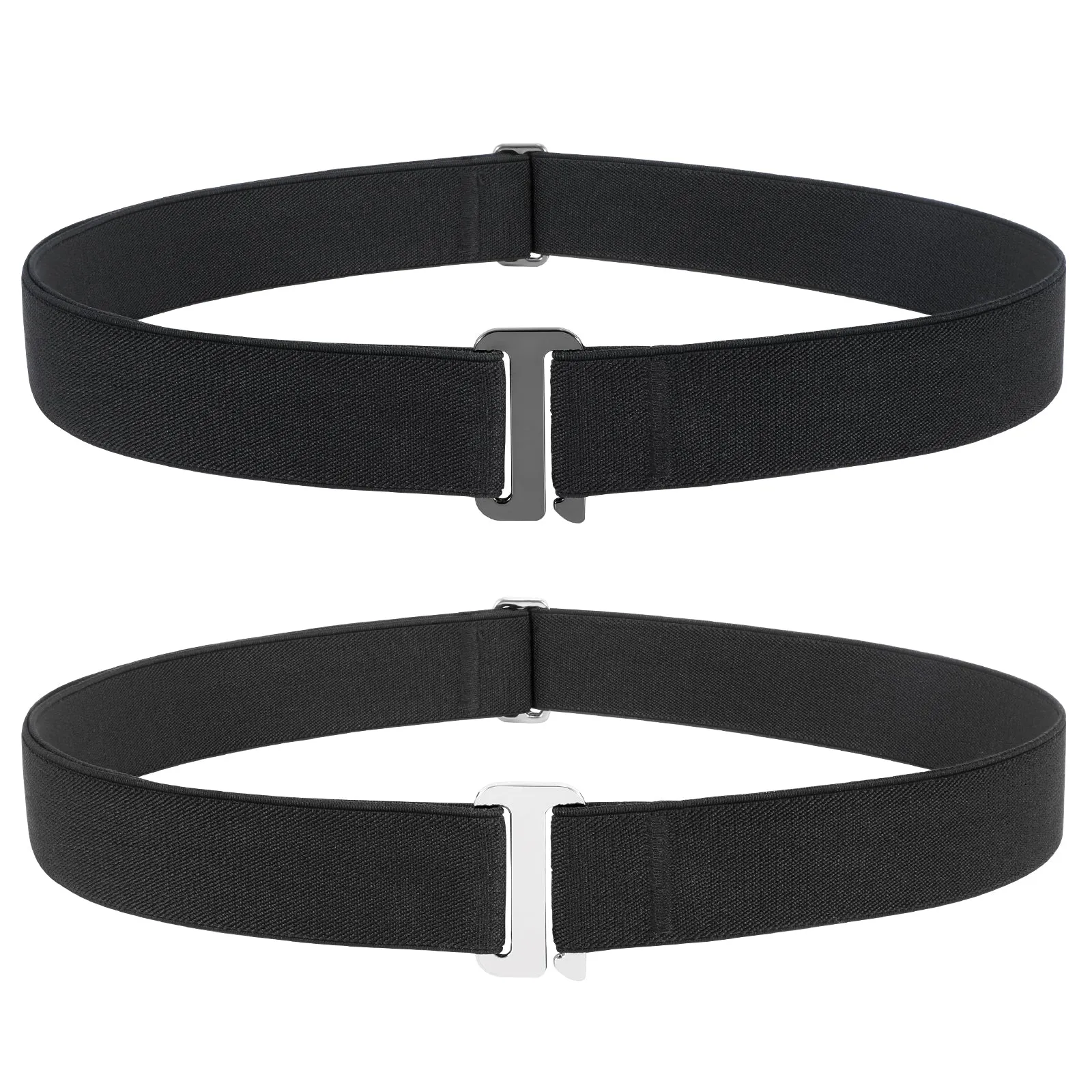 Flat Buckle Invisible Elastic Stretch Belt for Men Great Gift for Father