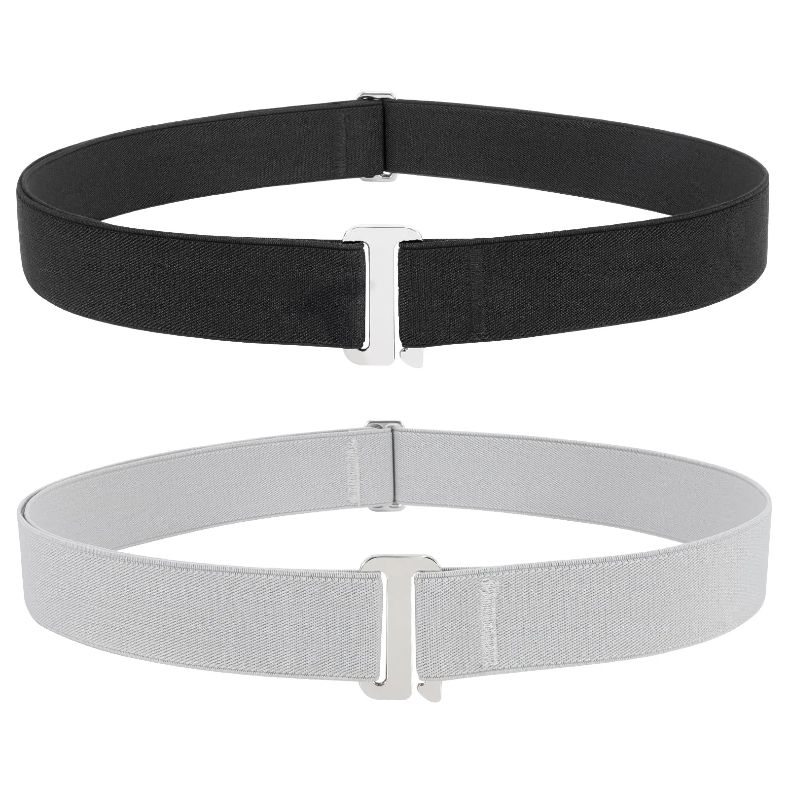 Flat Buckle Invisible Elastic Stretch Belt for Men Great Gift for Father
