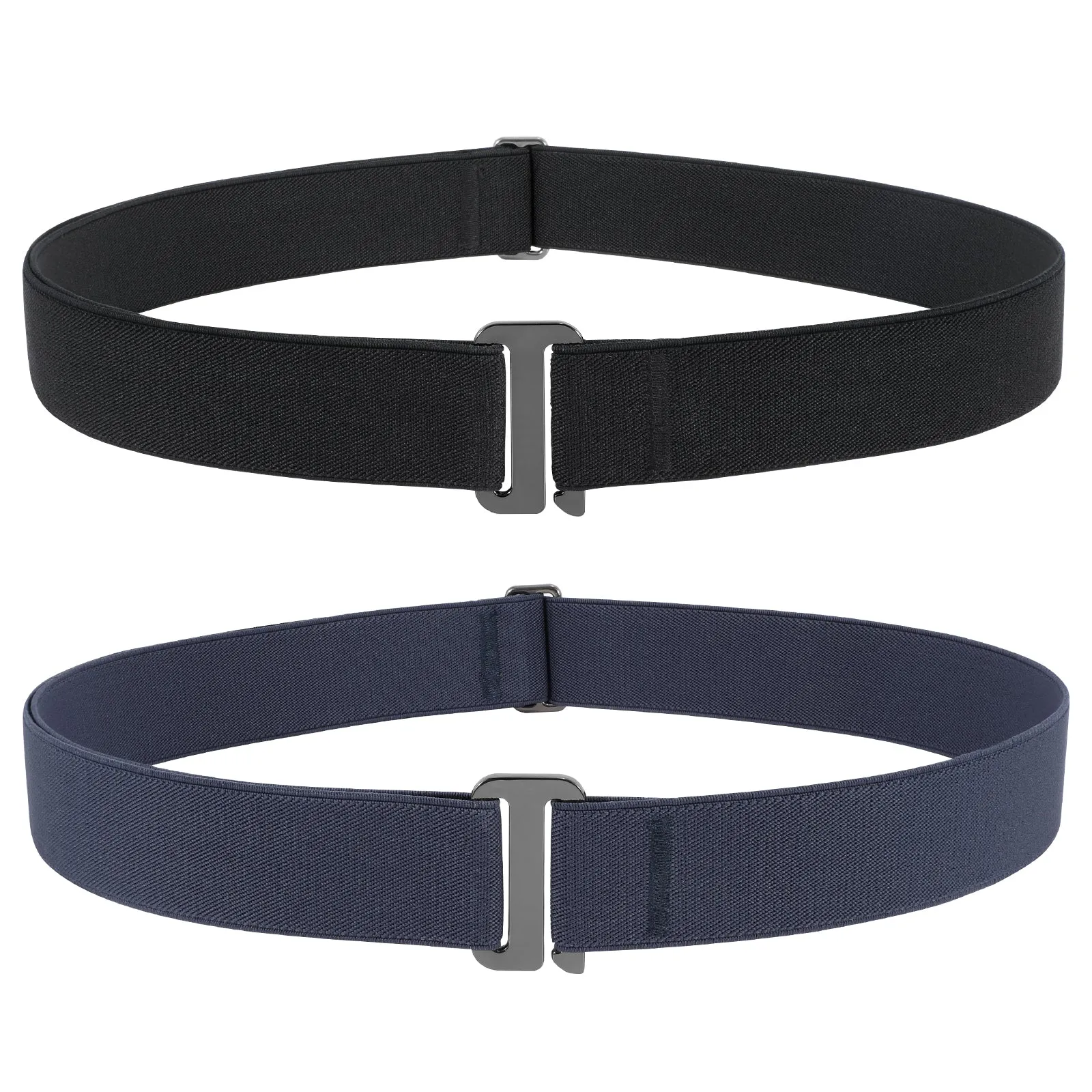 Flat Buckle Invisible Elastic Stretch Belt for Men Great Gift for Father