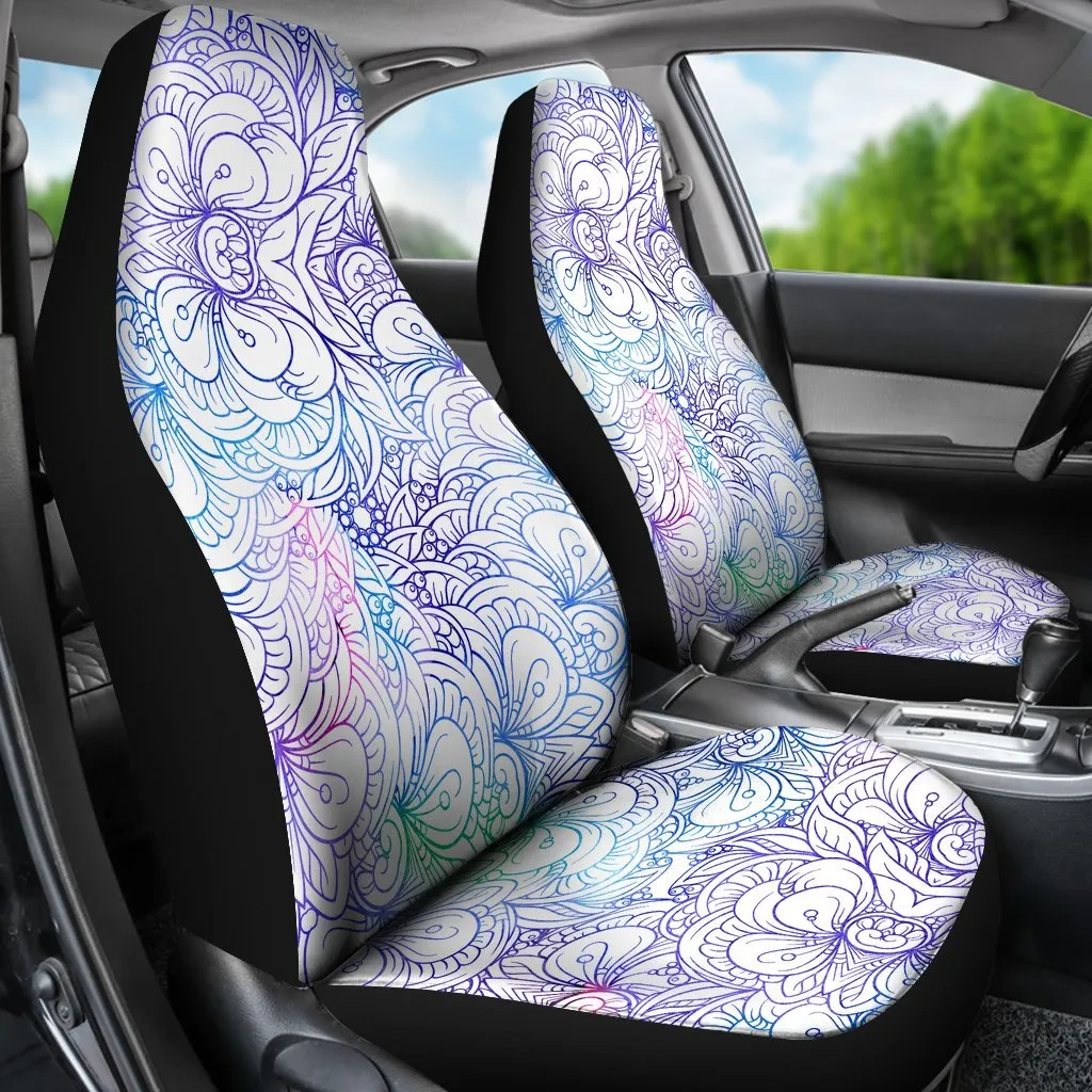 Flowers Of Love Car Seat Covers