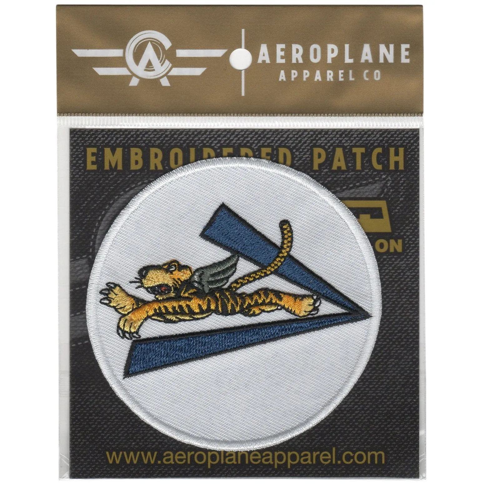 Flying Tigers V For Victory Embroidered Patch (Iron On Application)