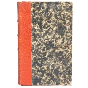 French Leather Bound Book: Le Pasteur Pauvre by Edouard Rod