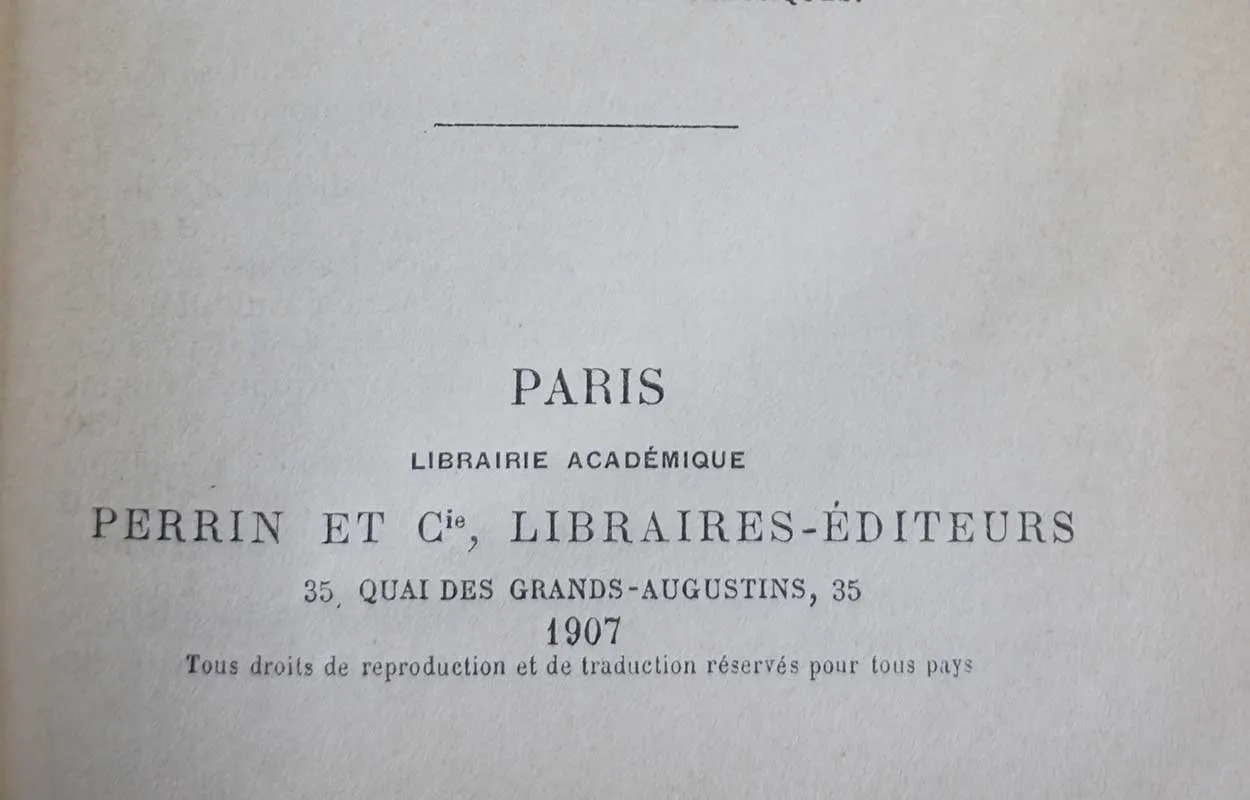 French Leather Bound Book: Questions Actuelles by Ferdinand Brunetiere