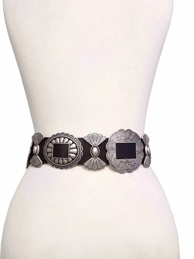 Fully Packed Concho Wide Western Belt
