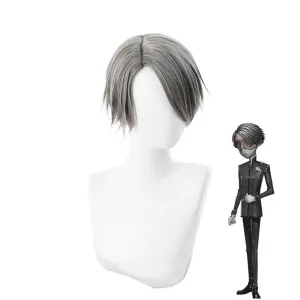 Game Identity V Aesop Carl Dark Gray Cosplay Wigs