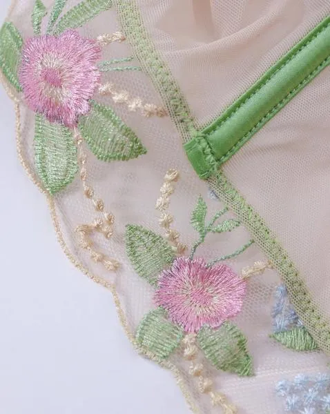 Garter Belt - Doll Floral -