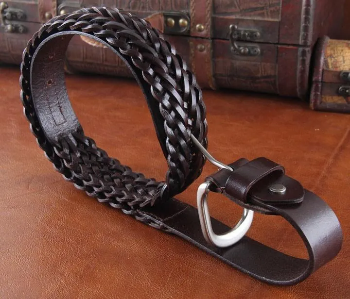 Genuine Leather Belt Classic Pattern 2