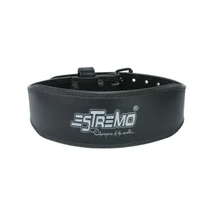 Genuine Leather Weightlifting Belt 4" Wide Black