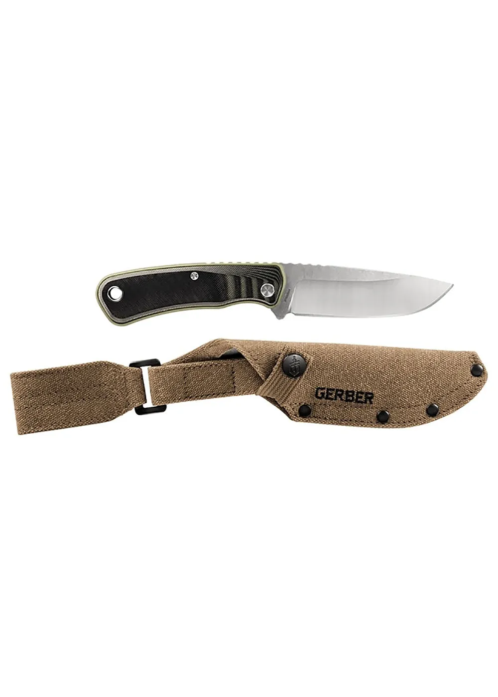 Gerber Downwind Fixed Drop Point Knife w/Sheath