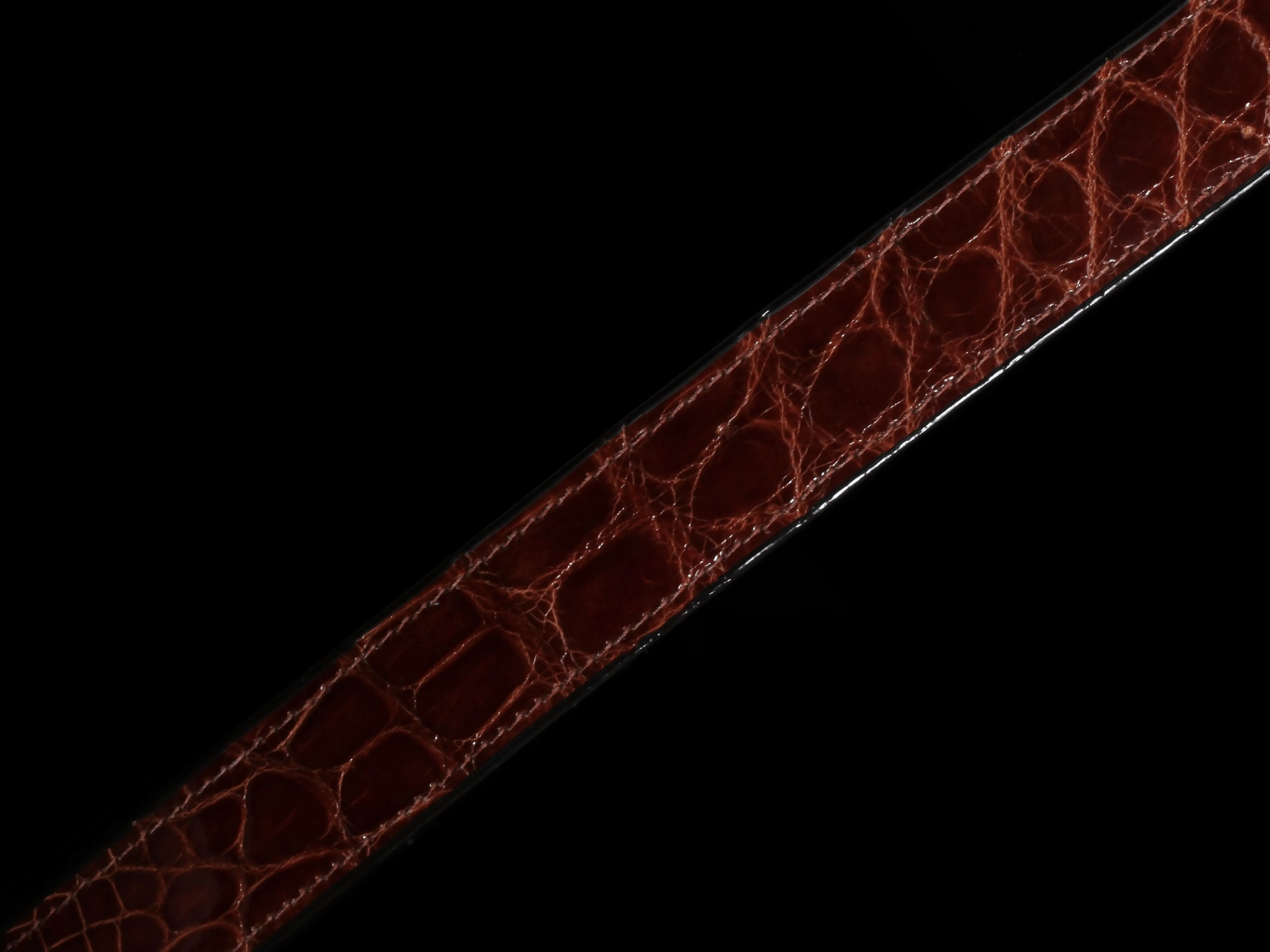 Glazed Alligator Belts (Classic Colors)