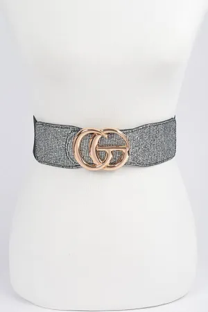 Glitter Elastic Belt