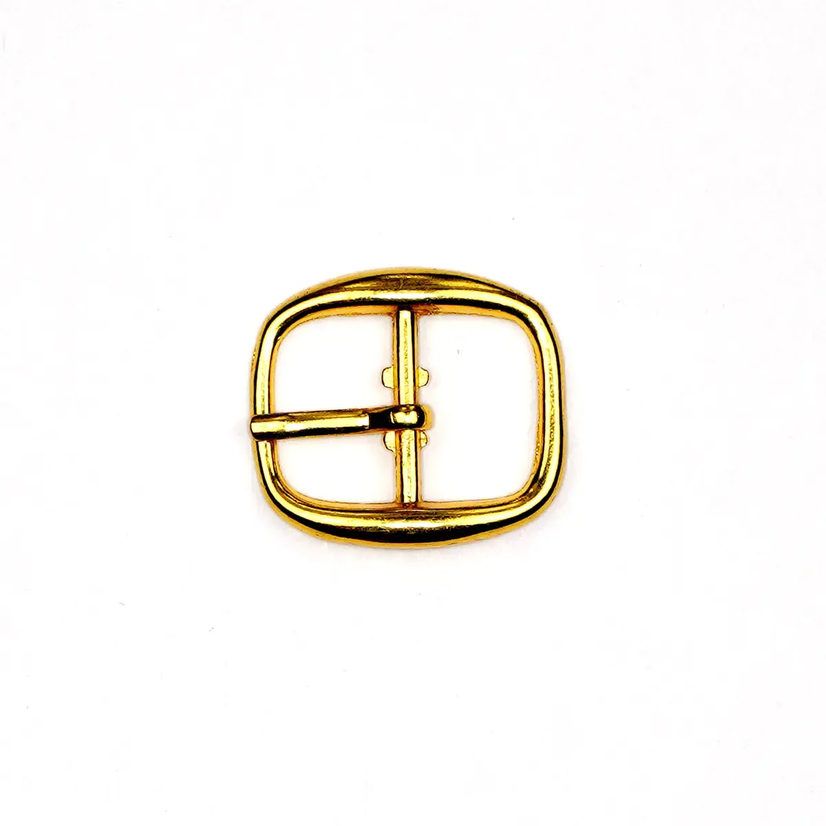 Gold Center Bar Buckle 1/2 Inch
