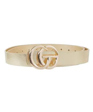 Gold GO Buckle Belts