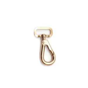 Gold Metal Swivel Clips for Sword Belts - Metal / Brass