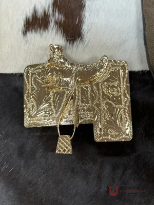 GOLD SADDLE BUCKLE