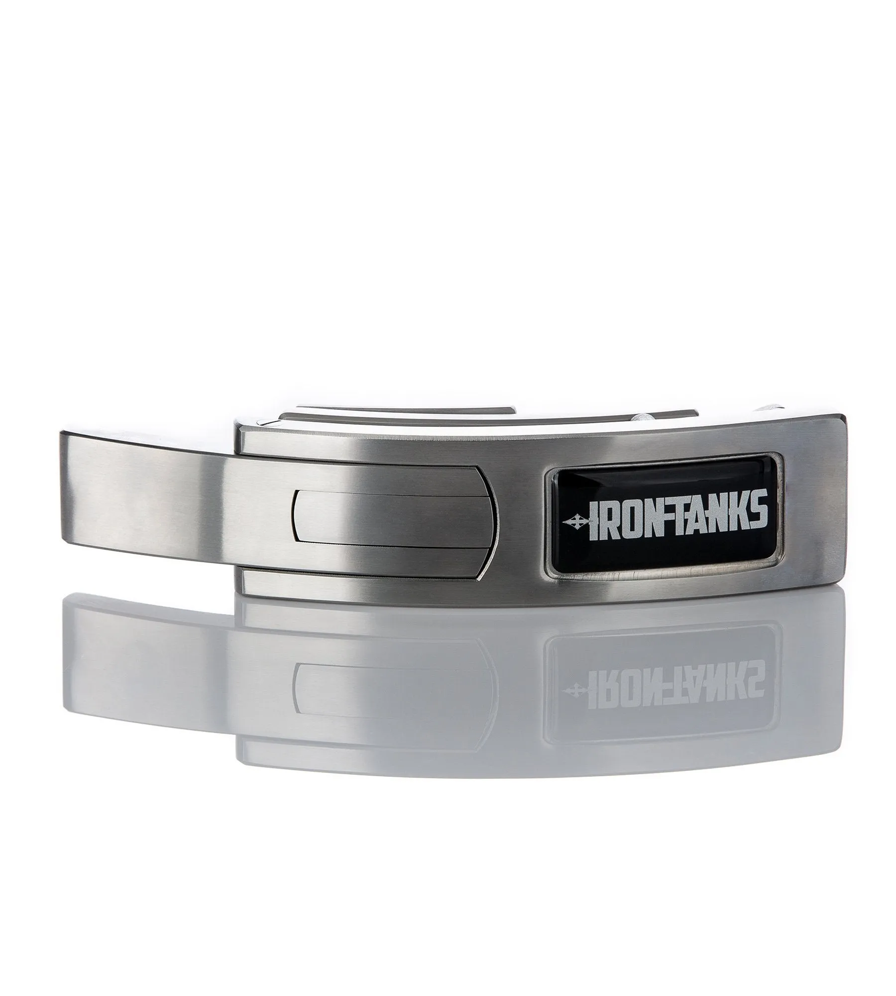 Goliath Lever Buckle - Brushed Steel
