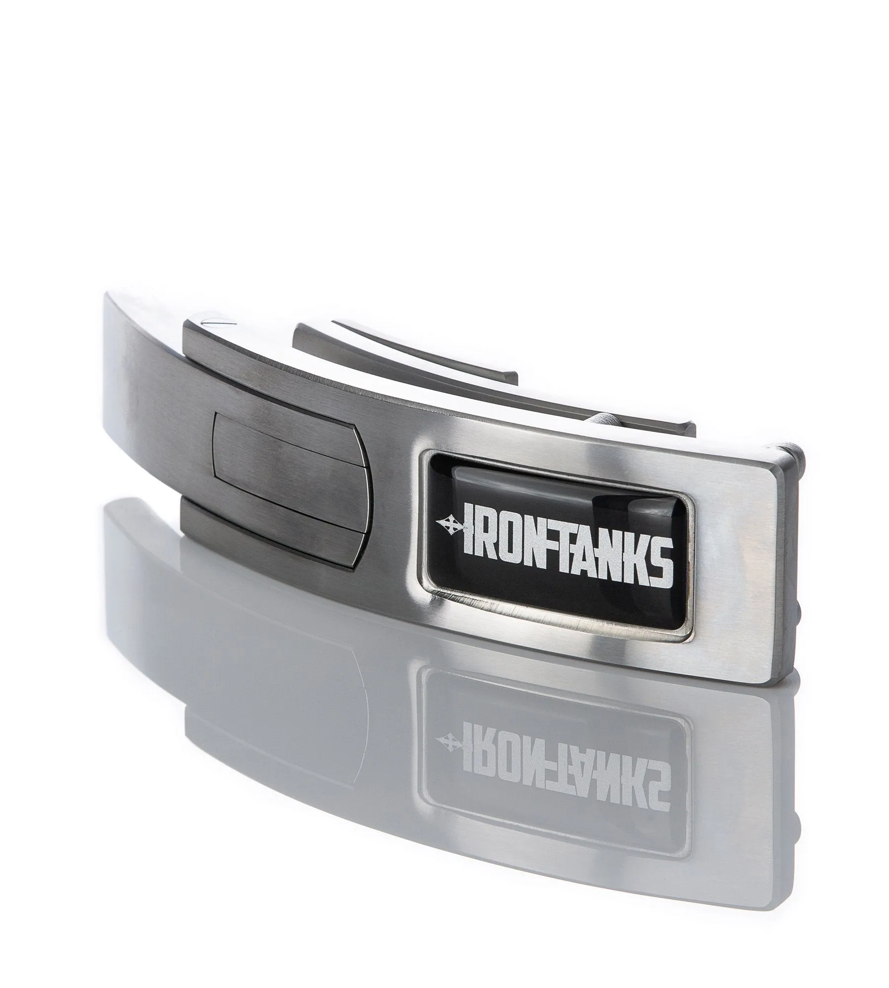 Goliath Lever Buckle - Brushed Steel