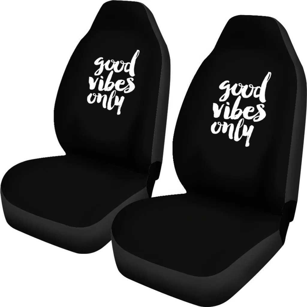Good Vibes Only - Car Seat Covers (Set of 2)