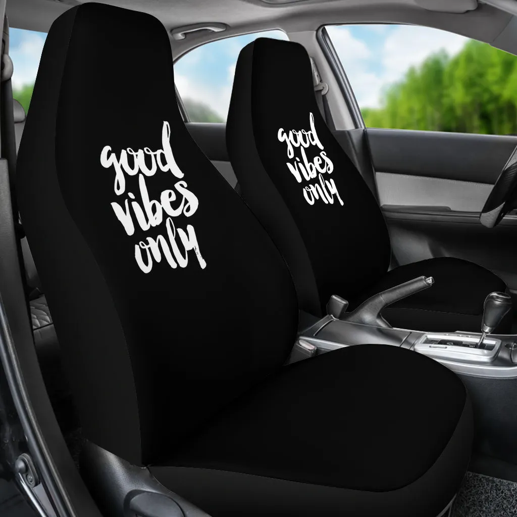 Good Vibes Only - Car Seat Covers (Set of 2)