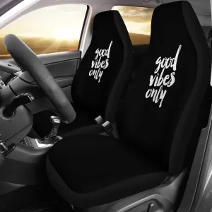 Good Vibes Only - Car Seat Covers (Set of 2)