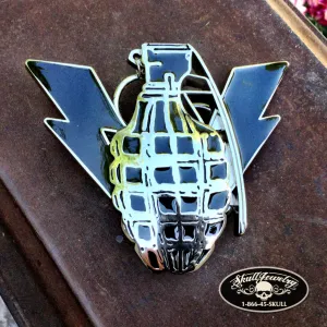 Grenade/Lightening Belt Buckle (#buckle004)