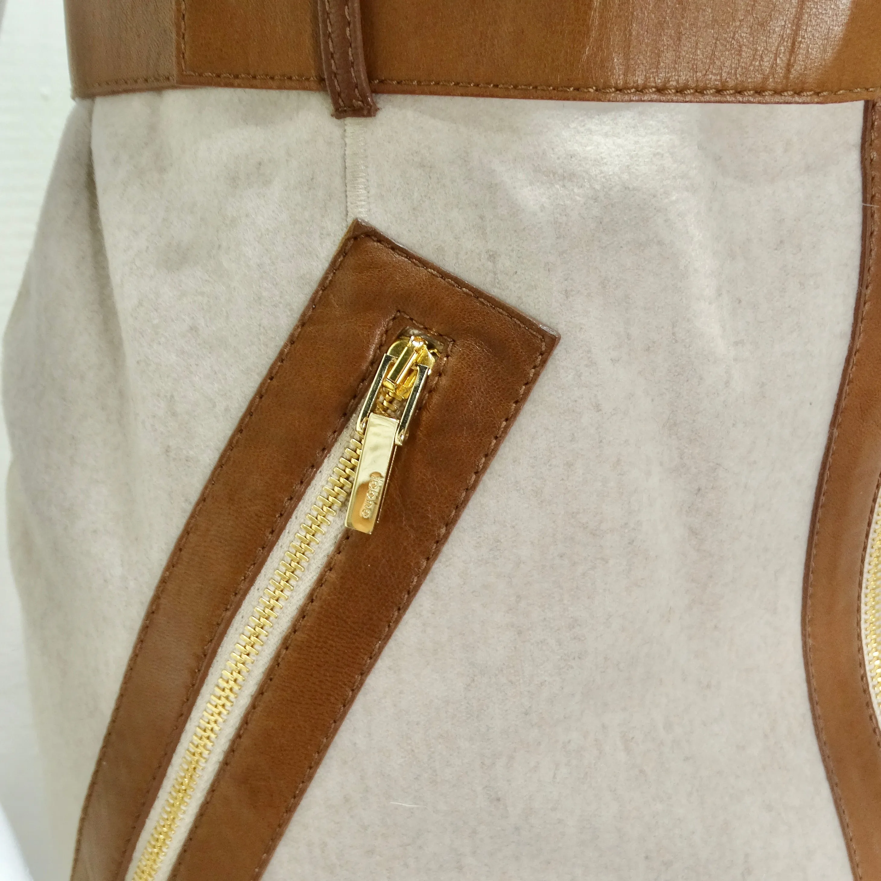 Gucci Belted Wool Pencil Skirt