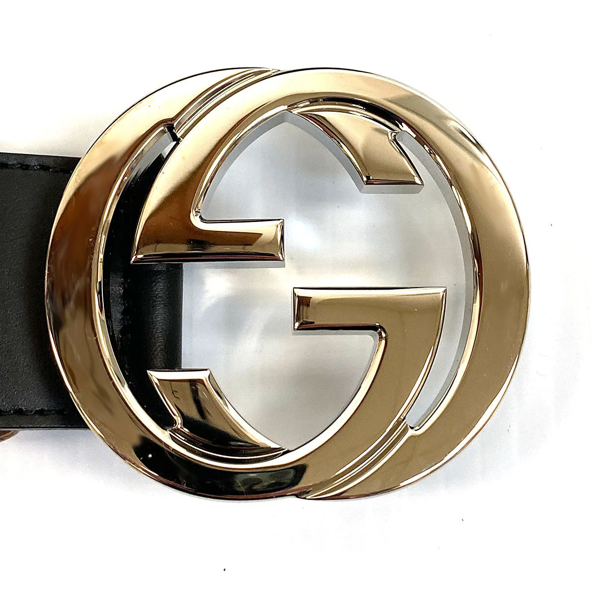 Gucci Green & Red Web Belt with G Buckle