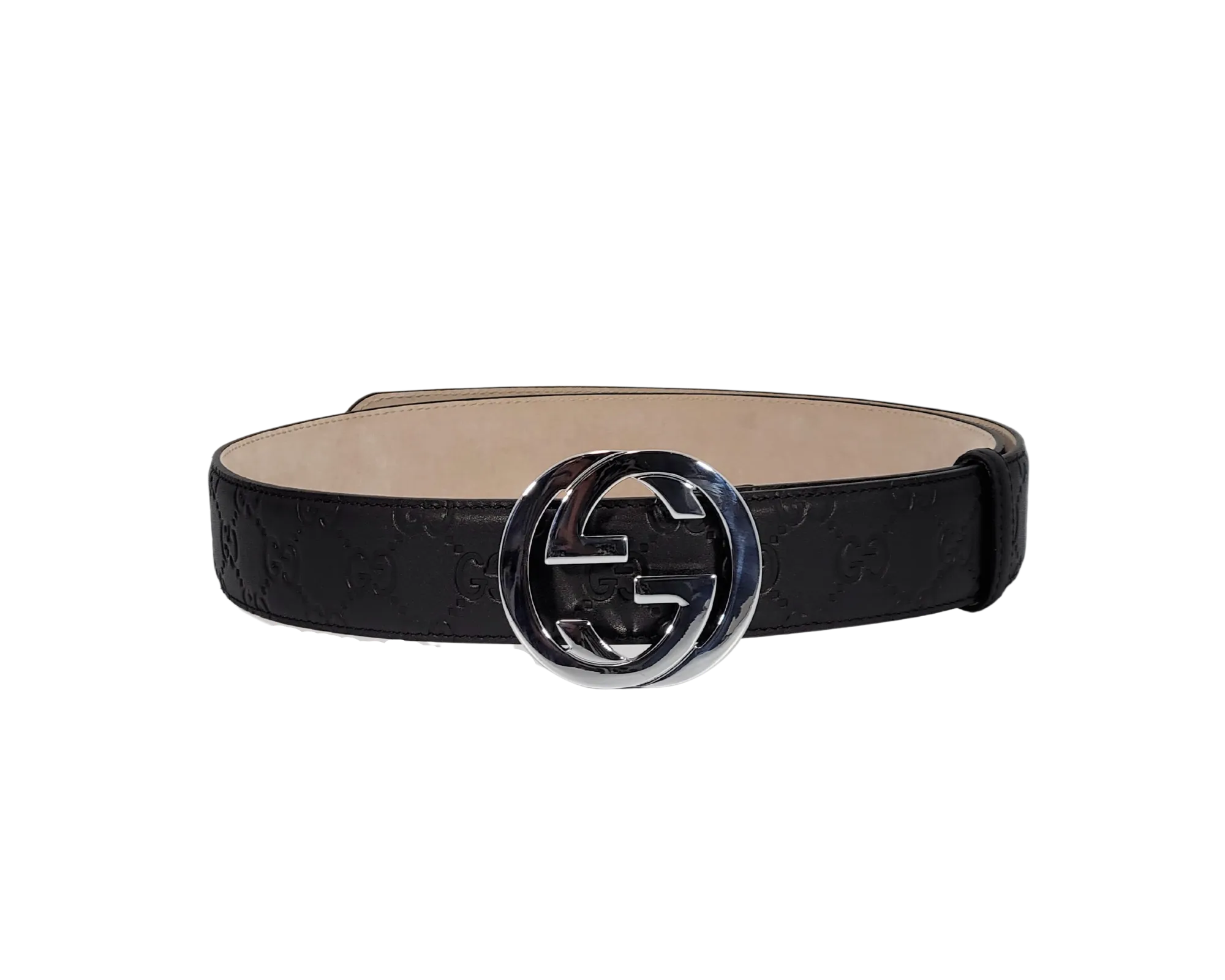 GUCCI SIGNATURE LEATHER BELT