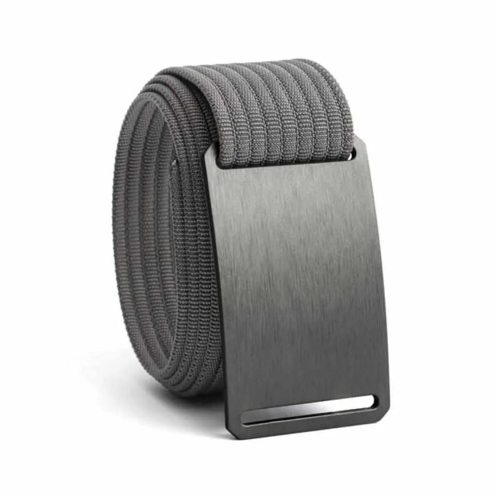 Gunmetal Narrow Belt with 1.10 Grey Strap