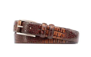 Hadley Alligator Belt (Whiskey)