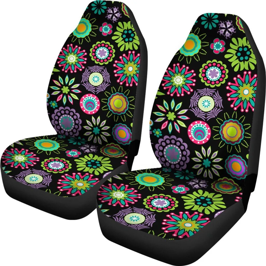 Happy Flowers Car Seat Covers
