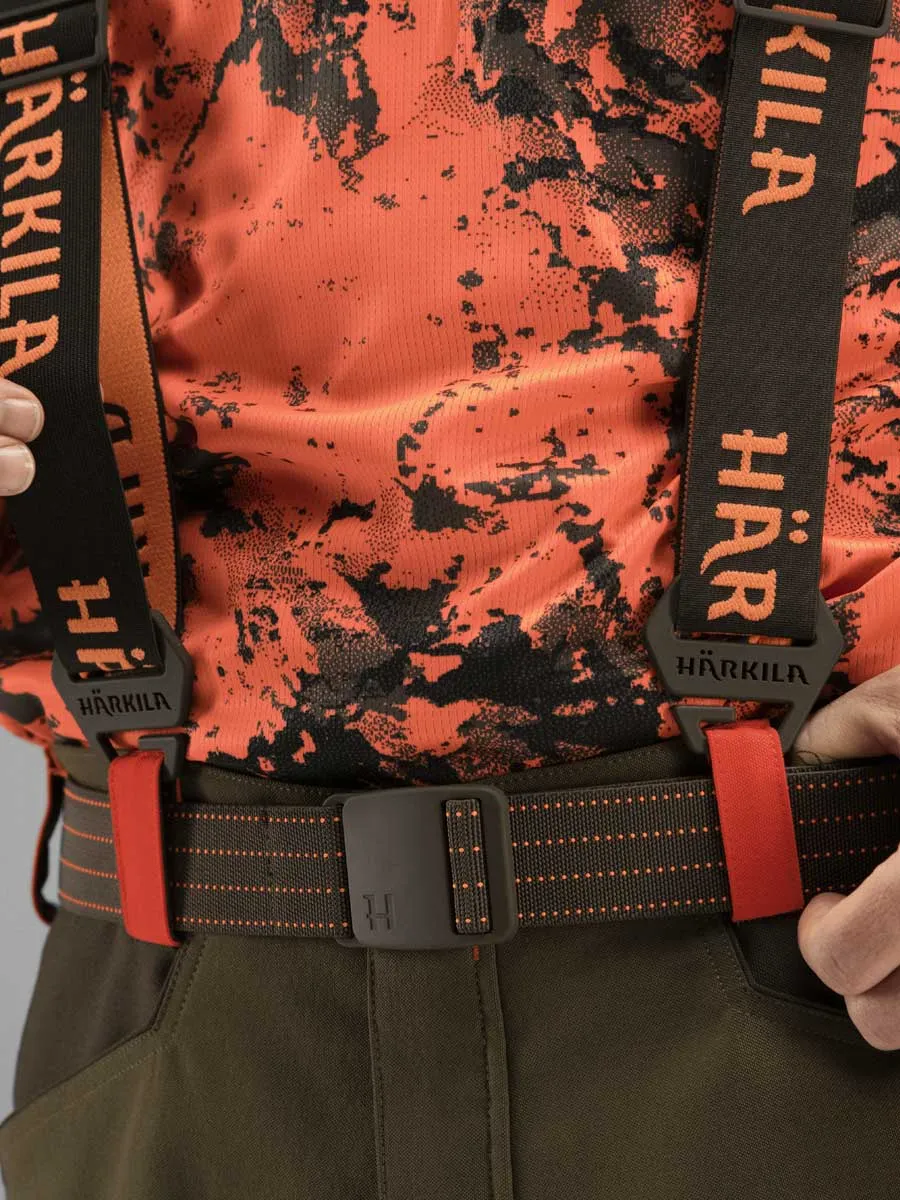 HARKILA Wildboar Pro Tech Belt - Mens - Brown & Orange Blaze