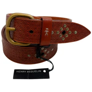 Henry Beguelin Brandy India Washed Cuoio Belt