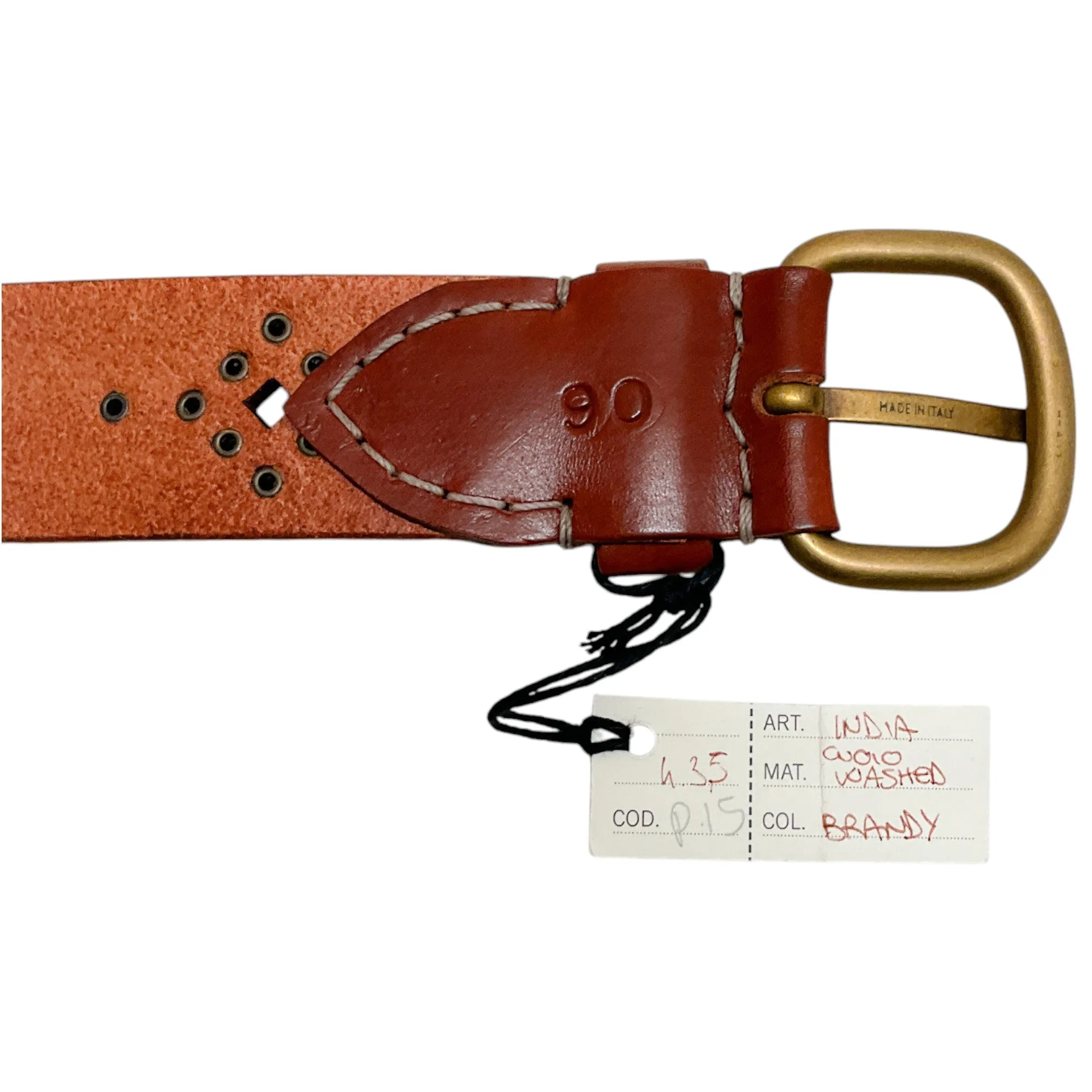 Henry Beguelin Brandy India Washed Cuoio Belt