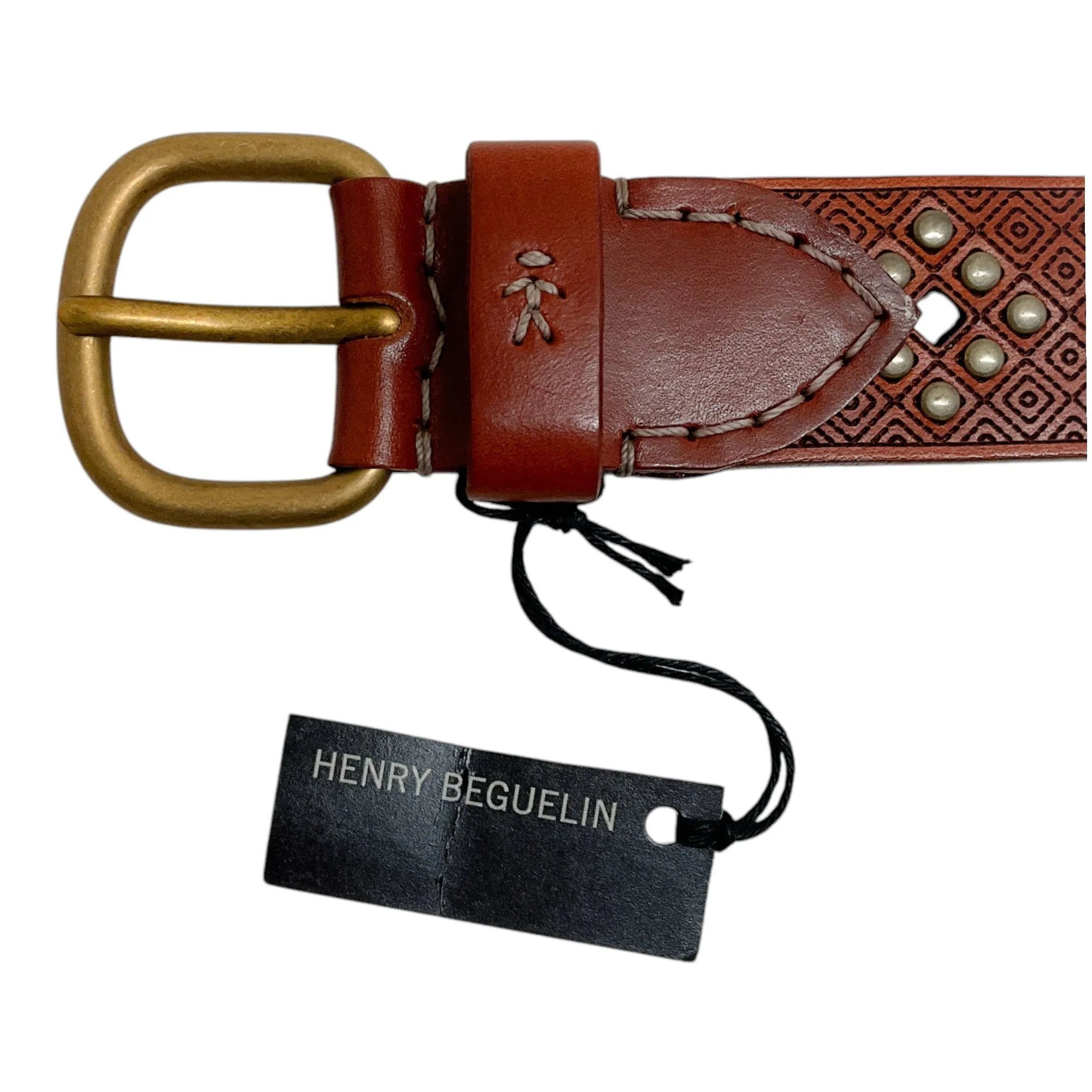 Henry Beguelin Brandy India Washed Cuoio Belt