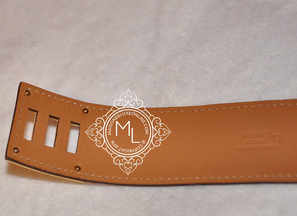 Hermes Red Matte Alligator Crocodile Kelly Dog CDC Bracelet S