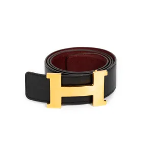 Hermès H Belt Buckle and Reversible Strap