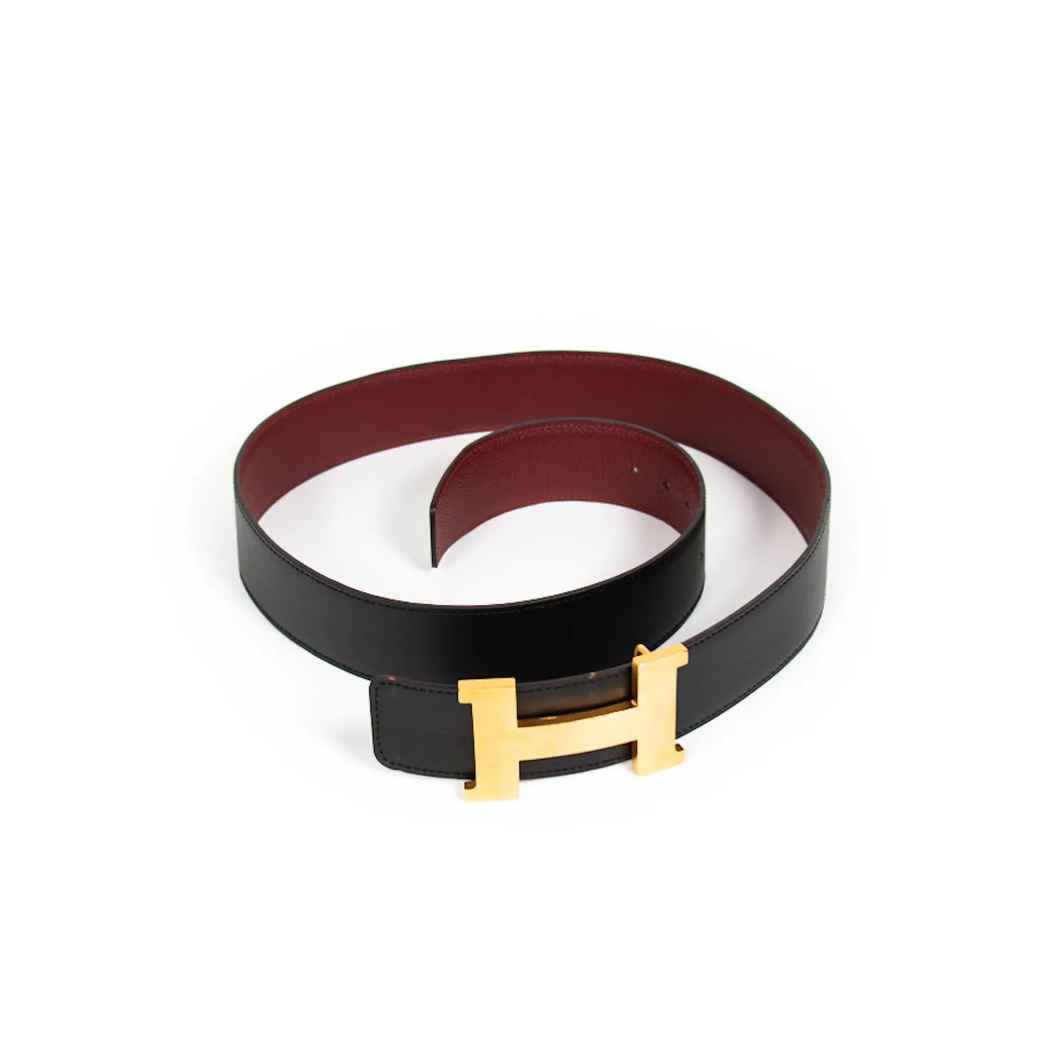 Hermès H Belt Buckle and Reversible Strap