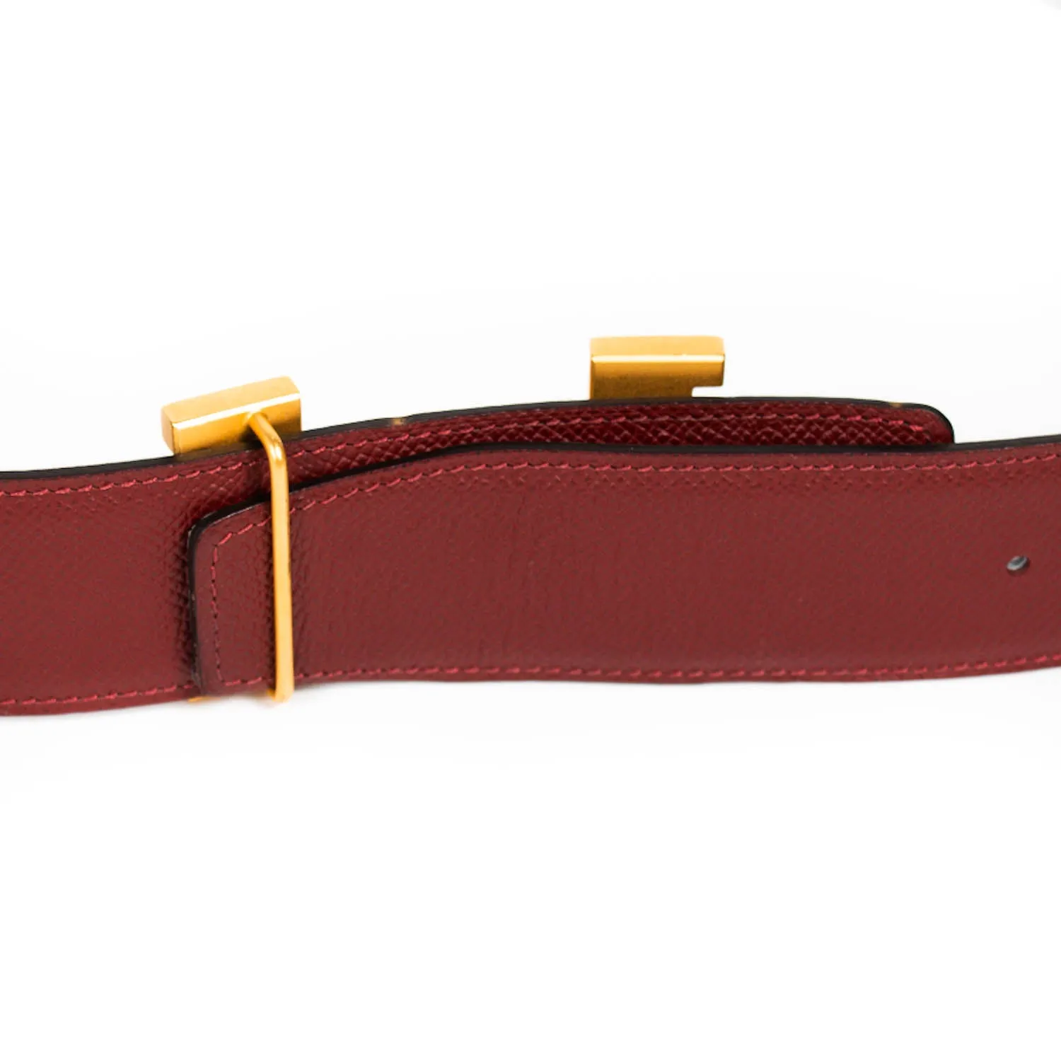 Hermès H Belt Buckle and Reversible Strap