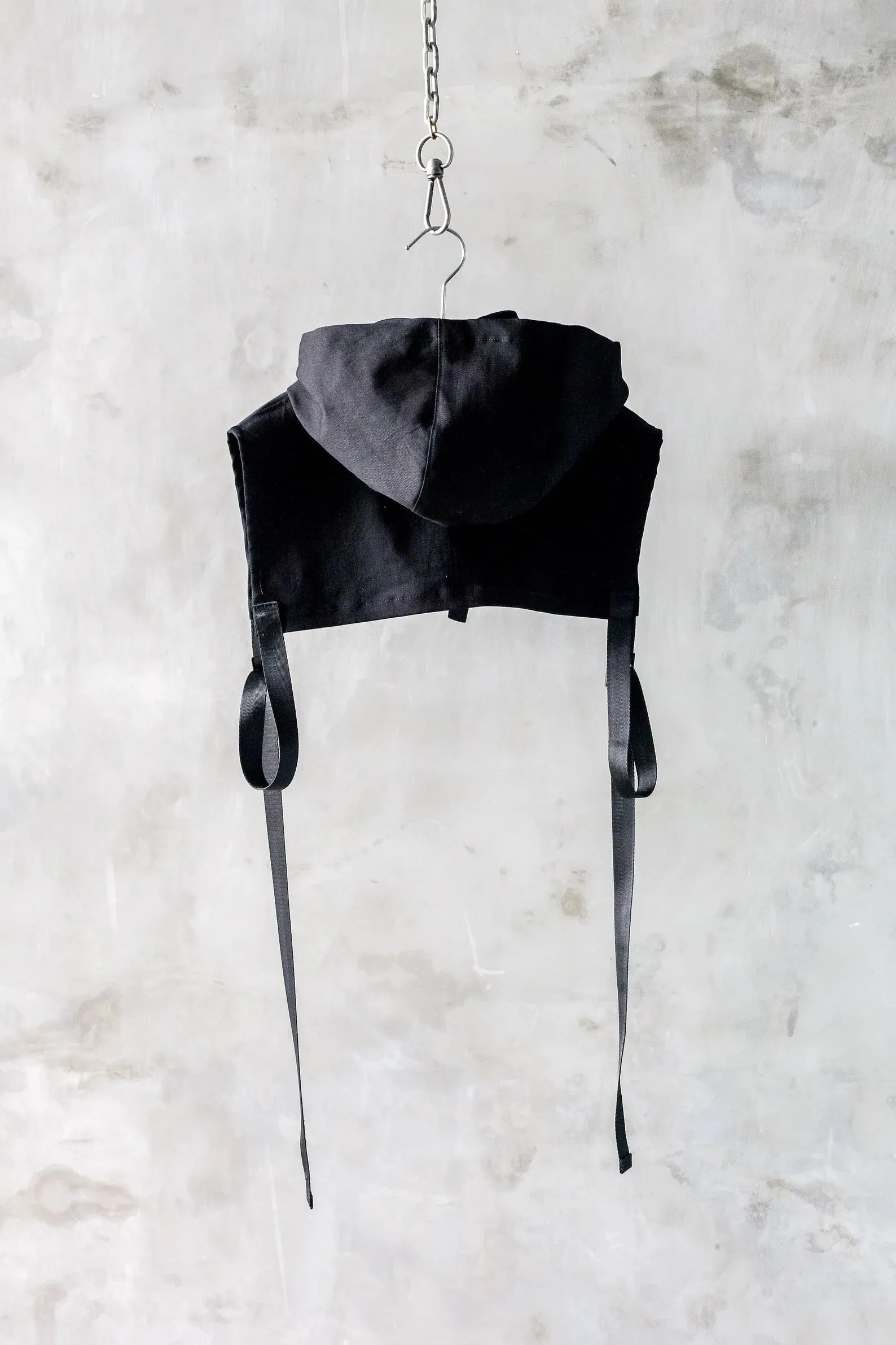 HIGHER GROUND Hooded Cropped Unisex Vest