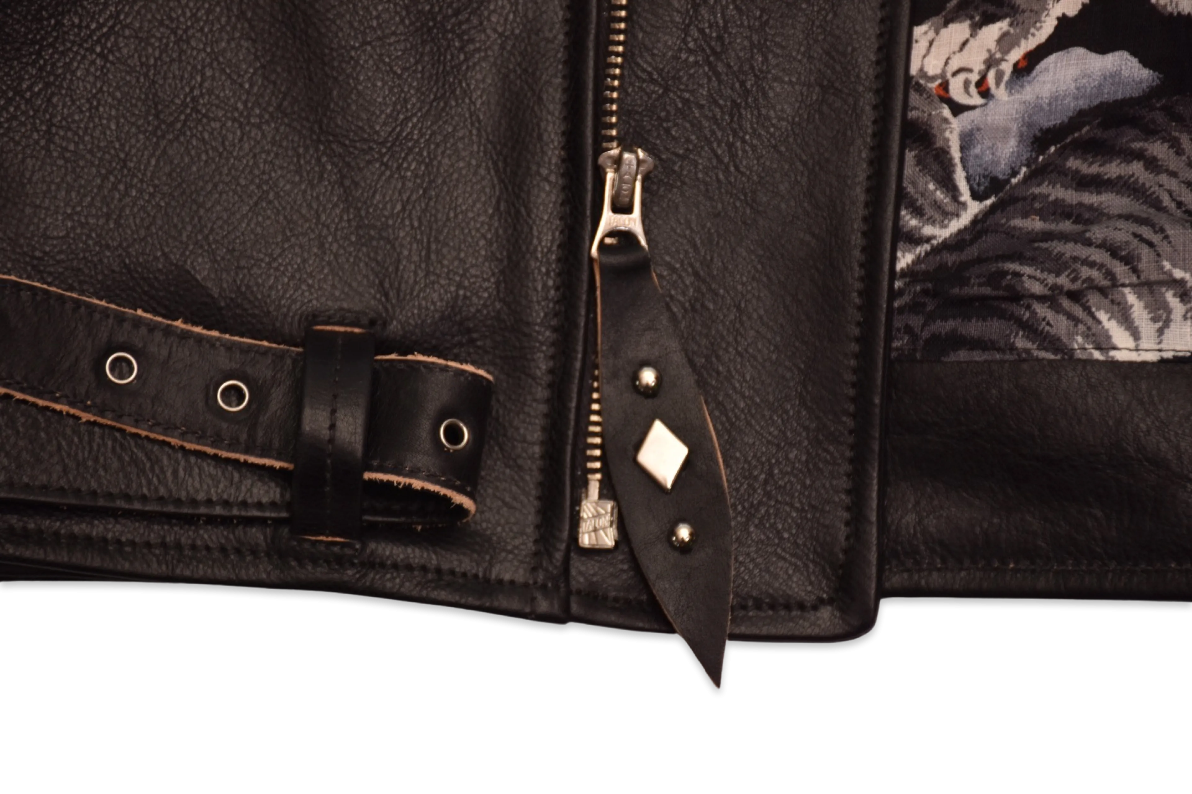 Himel Bros x Freenote Cloth Beck 333 Grizzly Jacket Black Horsehide