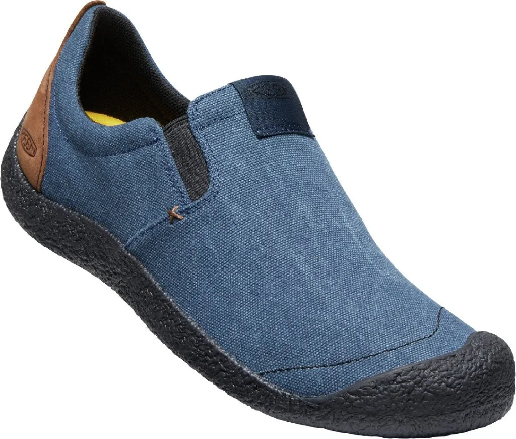 Howser Canvas Slip-On Uomo black iris/bison