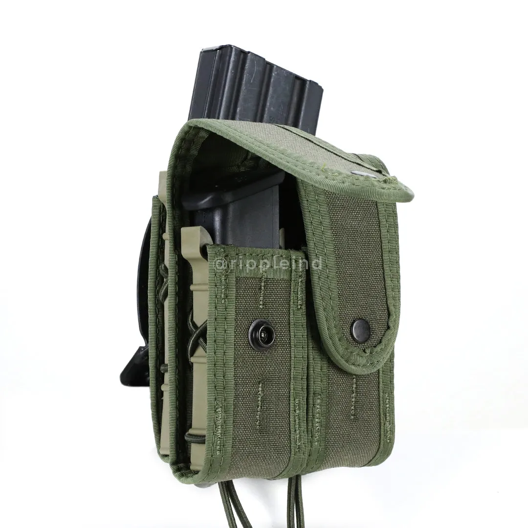 HSGI - Black - DUTY Pistol Taco - COVERED (Double w/Rifle)