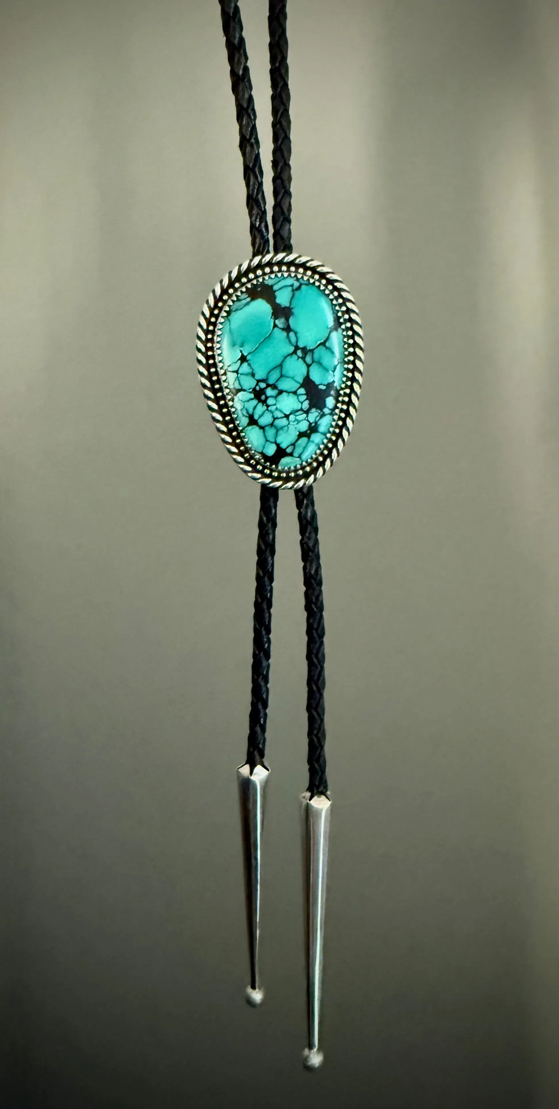Hubei Turquoise Bolo Tie