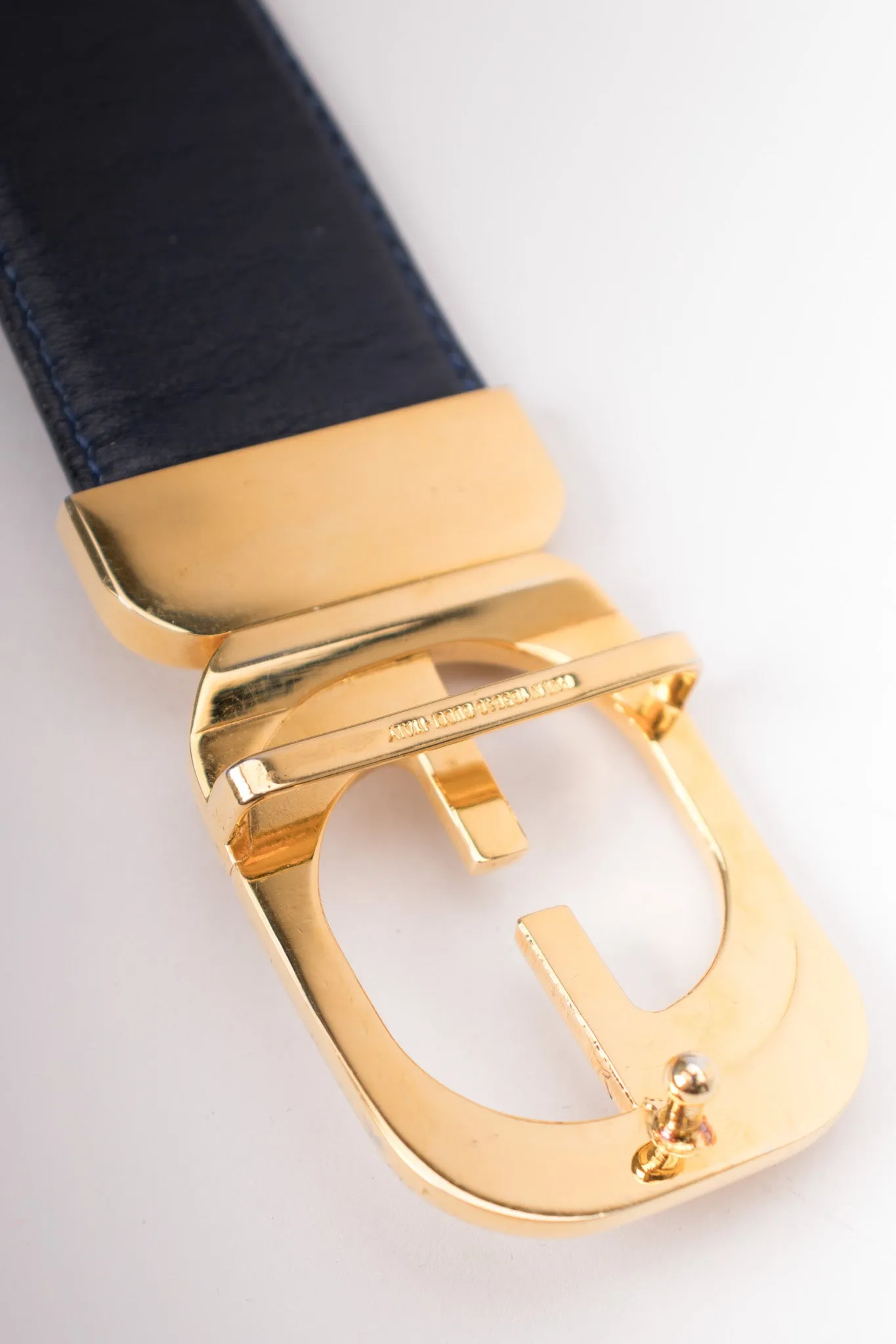 Interlocking GG Reversible Leather Belt